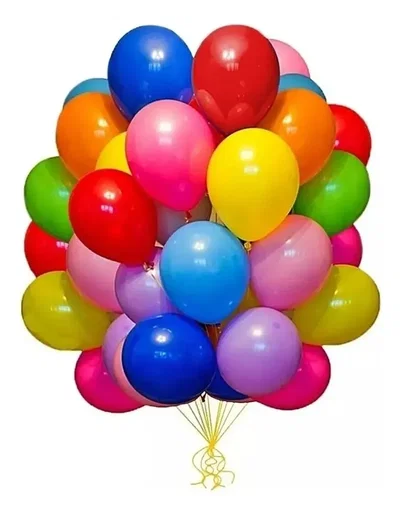 Globos colores surtidos pack x 50 unidades 
