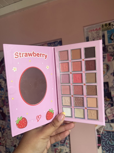 Sombras strawberry 18 colores
