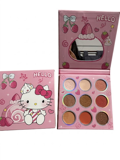 Sombra Hello Kitty 9 colores con espejito