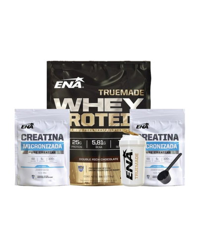 PROTEÍNA 3KG + CREATINAS 300 GR X2 ENA