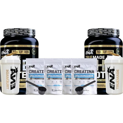 PROTEÍNA 1KG X2 + 4 CREATINAS 300GR ENA