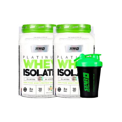 WHEY ISOLATE PROTEÍNA STAR 1KG X2