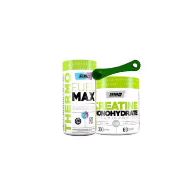 QUEMADOR GRASA 30 SERVICIOS + CREATINA 300GR STAR