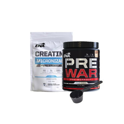 CREATINA 300GR + PRE ENTRENO ENA 400GR ENA