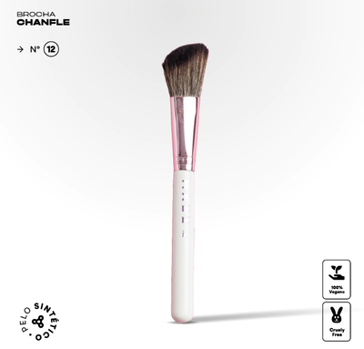 BROCHA CHANFLE N°12- MAZZ MAKE UP.