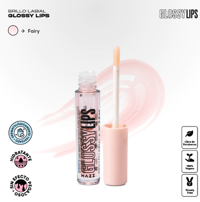 BRILLO LABIAL HIDRATANTE TONO TRASLUCIDO- MAZZ MAKE UP.