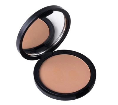 POLVO COMPACTO TONO CHOCOLATE FRIO- MAZZ MAKE UP.