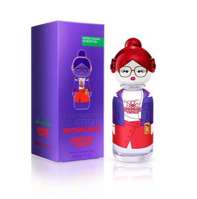 BENETTON SISTERLAND STRANGER THINGS. EDP 80ML