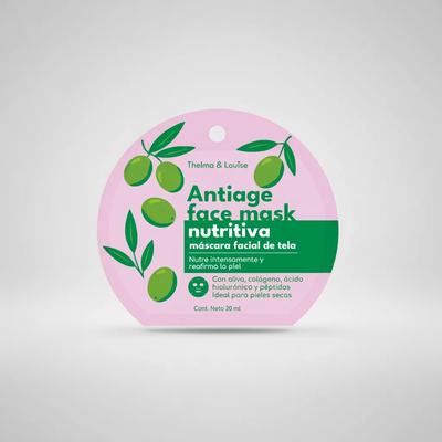 Mascarilla Antiage Con Colágeno Y Oliva