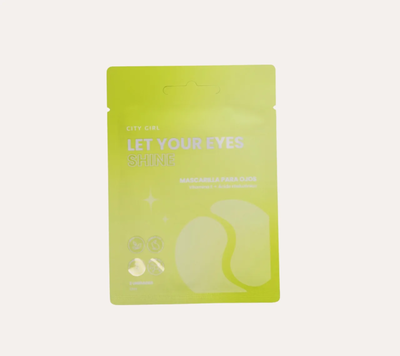 MASCARILLA PARA OJOS VITAMINA E + ACIDO HIALURONICO – CITY GIRL