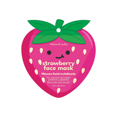 Mascarilla Facial Revitalizante Strawberry 20ml