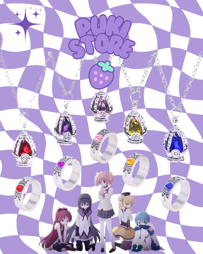 Set collar + anillo -Madoka Magica-