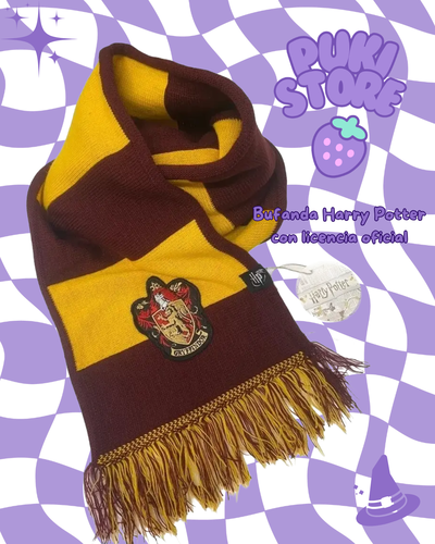 Bufanda Harry Potter™ Casa Gryffindor -Licencia Oficial-