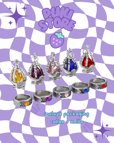 Set collar + anillo -Madoka Magica-