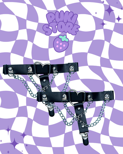Garters ecocuero