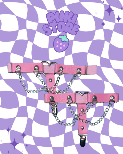 Garters ecocuero