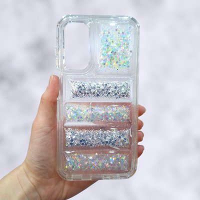 Funda Glitters New Puffer (Ver colores)