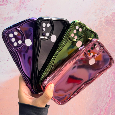 Funda espejada ondas (Ver colores)