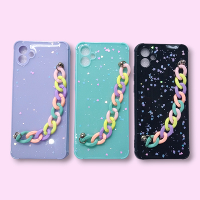 Funda Cadena Glitters (Ver colores)
