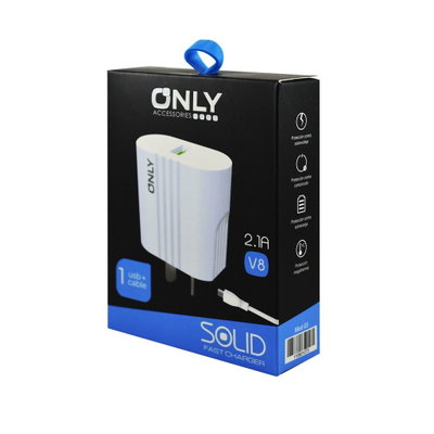 Cargador Only 2.1A + cable usb