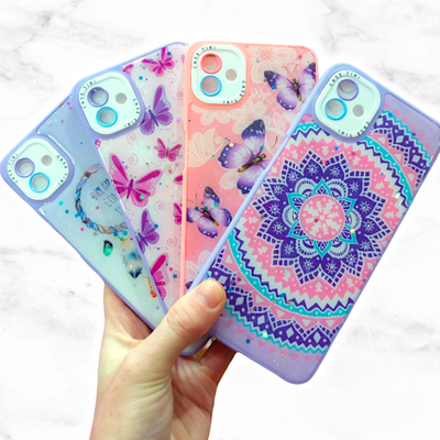 Fundas Tiki diseño con glitters