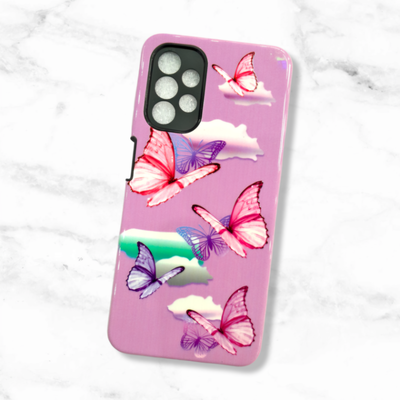 Funda Mariposas pink