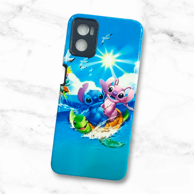 Funda Stitch y Angel