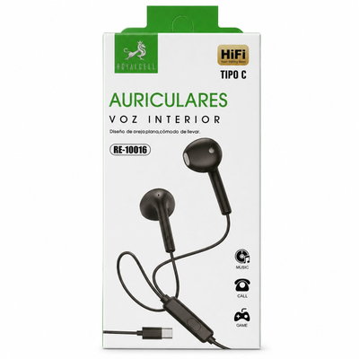 Auriculares Royalcell [Tipo C] RE-10016