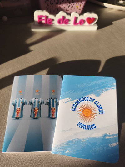 Libretas A6 Cápsula Argentina 