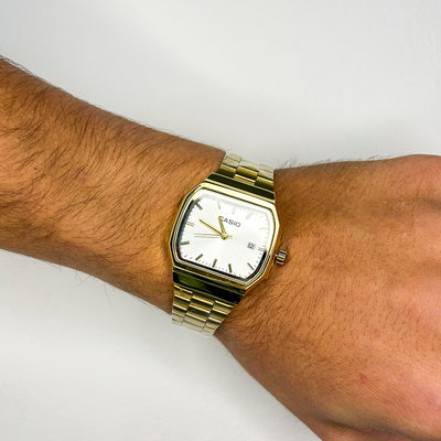 Reloj Vintage Gold Black Edition - Reloj Analógico Urbano