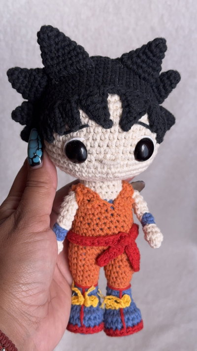 Amigurumi Goku (Dragon Ball) 