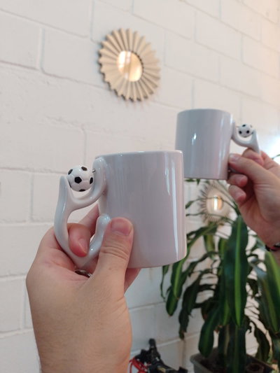Taza con Fútbol para Sublimar