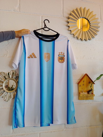 Remera argentina talles para Adulto, Niño y especial p/sublimar