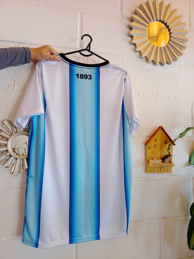 Remera argentina talles para Adulto, Niño y especial p/sublimar