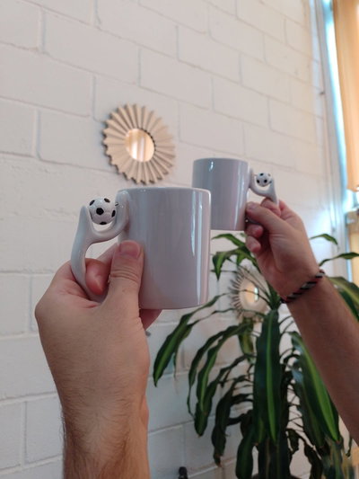 Taza con Fútbol para Sublimar