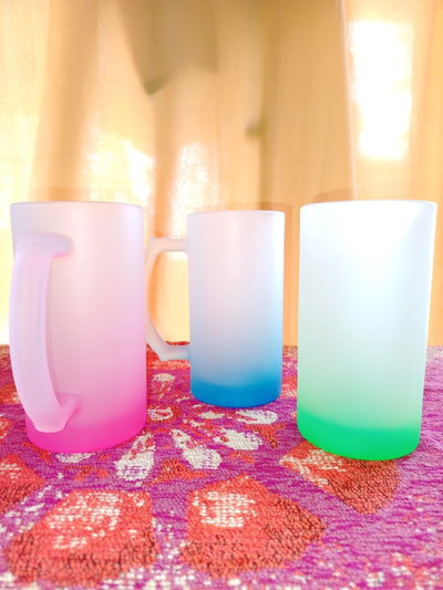 Vaso Cervecero Esmerilado P/Sublimar