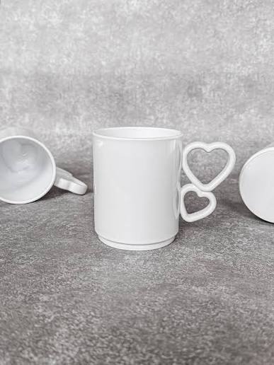 Taza de Corazones P/Sublimar