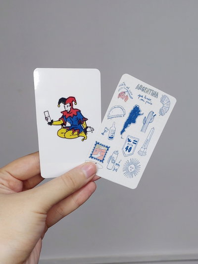 50 Cartas Españolas - ARGENTINA 