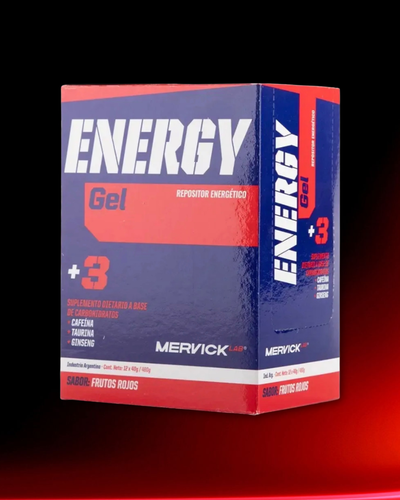 Gel Energético Mervick Cafeína 12U