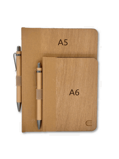 Cuaderno ORIGEN con portabolígrafo
