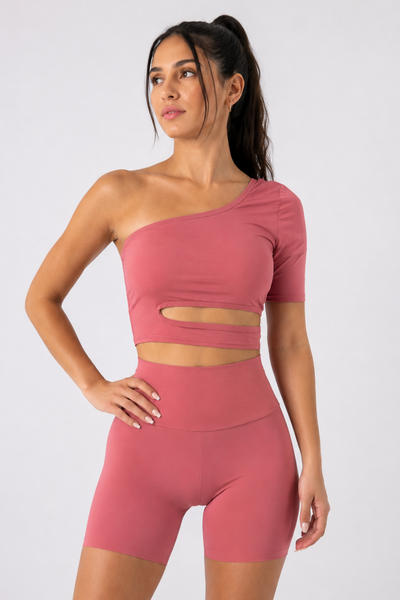 Conjunto Deportivo Corto Asimétrico