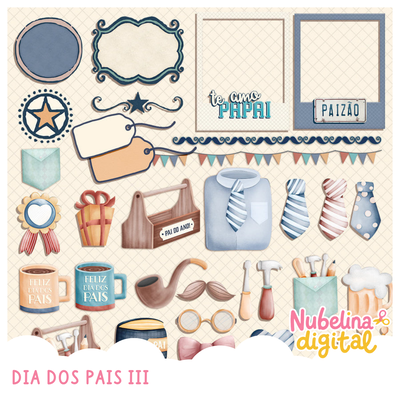 👔 Kit Digital Dia dos Pais IV ✨💙