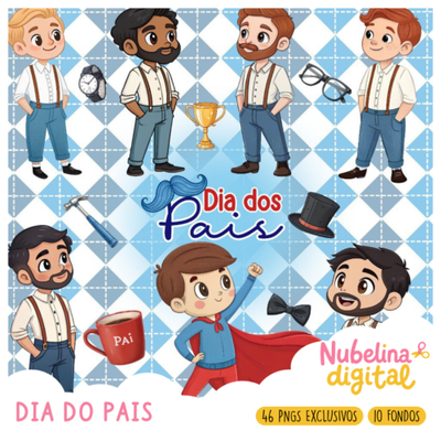 👔 Kit Digital Dia dos Pais – Día del Padre ✨💙