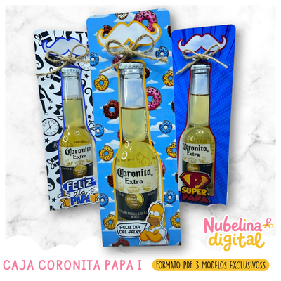 🍺👔 Caja Porta Cerveza x1 – Día del Padre ✨💙