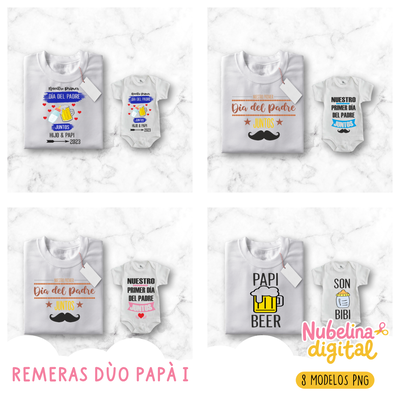 👕👶 Día del Padre Dúos – Padre e Hijo ✨💙