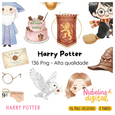 ⚡ Kit Digital Harry Potter ✨🪄