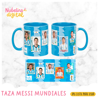 ⚽🏆 Taza Messi Mundiales 💙