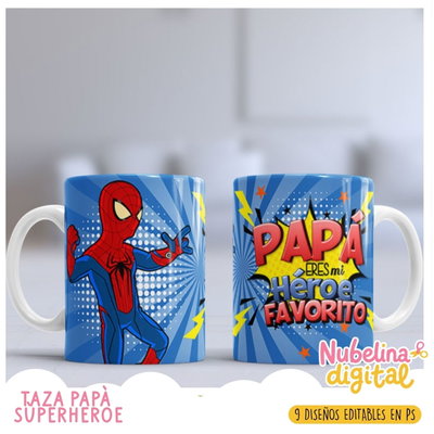 ☕💙 Tazas Día del Padre👔🎁