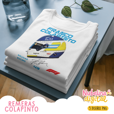 🏎️🇦🇷 Estampas para Remeras Colapinto 🔥✨