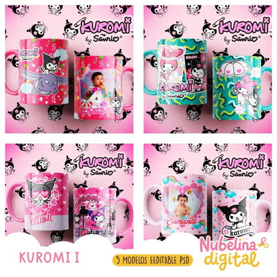 ☕🎀 Tazas Kuromi  🖤✨